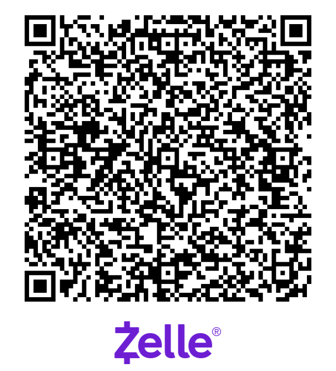 Zelle QR code to pay Tennis Mamacitas